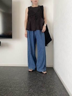 「アイテム（バッグ）」を使った、massssさん（レディース・152cm）の夏コーディネート