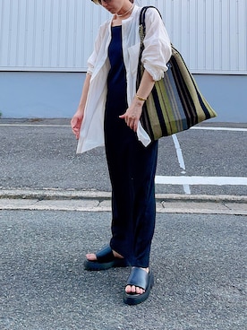 「feepur（フェピュール）のアイテム（ワンピース/ドレス）」を使った、massssさん（レディース・152cm）の夏コーディネート