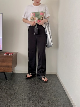 「TIDEWAY（タイドウェイ）のアイテム（キーケース/キーアクセサリー）」を使った、massssさん（レディース・152cm）の夏コーディネート