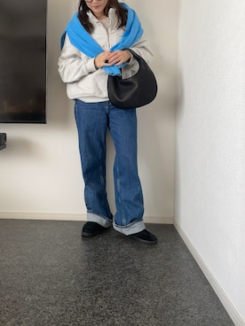 「upperhights（アッパーハイツ）のアイテム」を使った、massssさん（レディース・152cm）の冬コーディネート