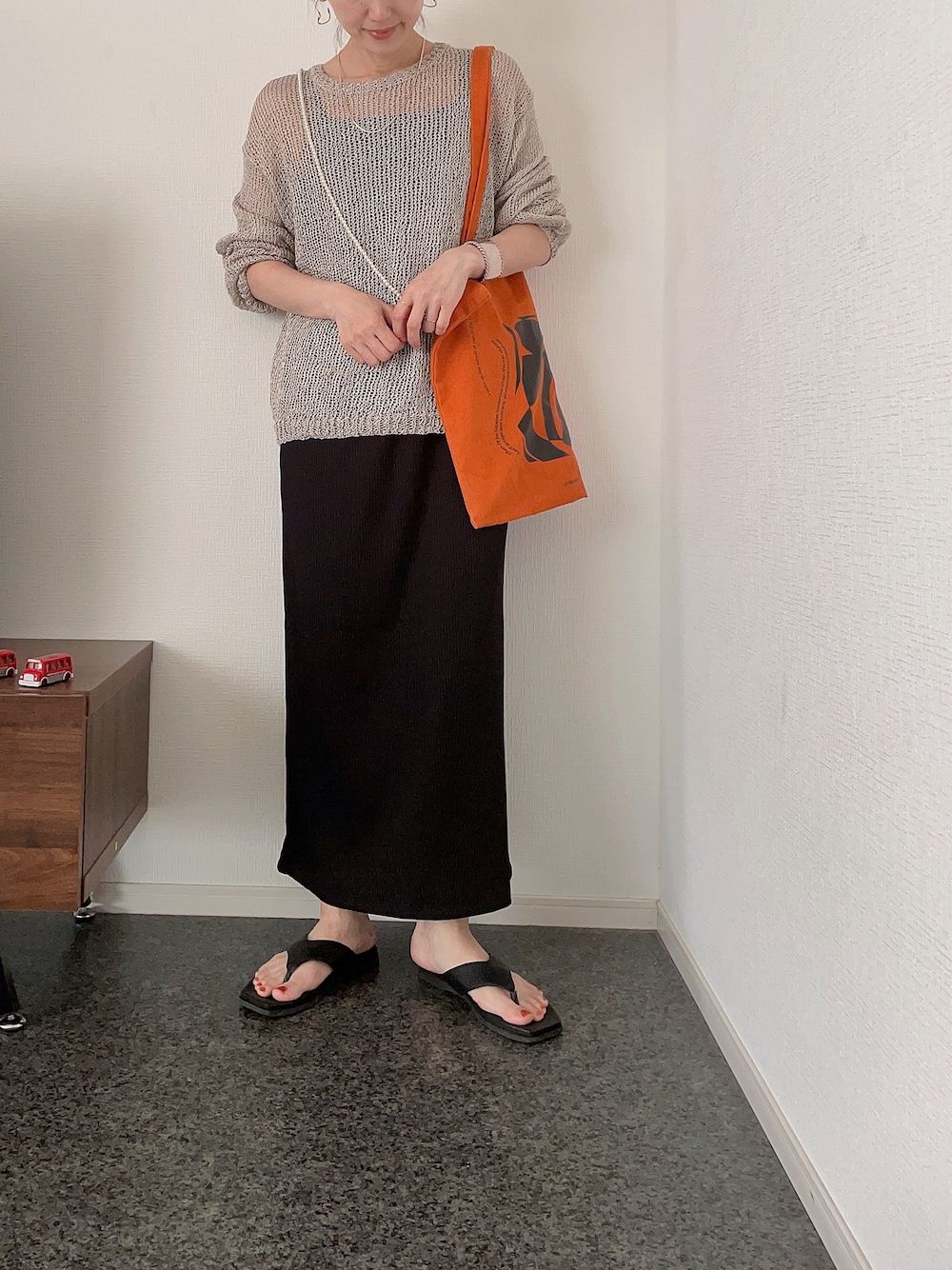 6（ロク）の「＜6(ROKU)＞RAYON NYLON BRIGHT MESH KNIT/ニット