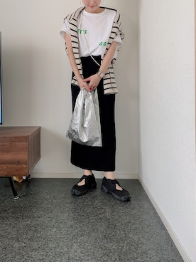 「肩掛け」｜「アイテム（アクセサリー）」を使った、massssさん（レディース・152cm）の春コーディネート