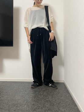 「niko and...（ニコアンド）のアイテム」を使った、massssさん（レディース・152cm）の秋コーディネート