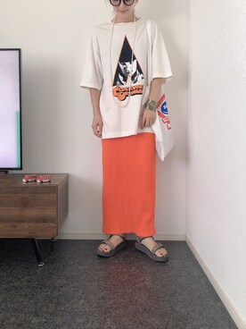 「GOOD ROCK SPEED（グッドロックスピード）のアイテム（バッグ）」を使った、massssさん（レディース・152cm）の夏コーディネート