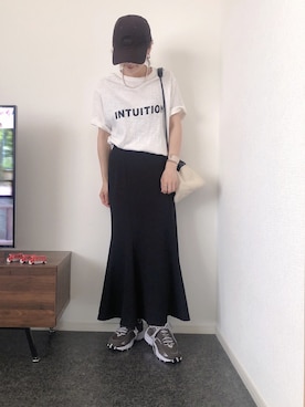 「JIL SANDER（ジルサンダー）のDRAWSTRING SM CROSSBODY（ショルダーバッグ）」を使った、massssさん（レディース・152cm）の夏コーディネート