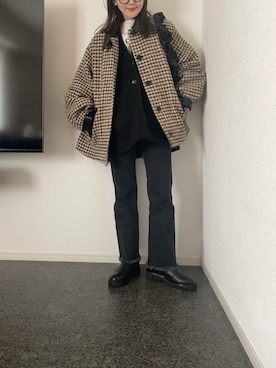 「アイテム（その他アウター）」を使った、massssさん（レディース・152cm）の秋コーディネート