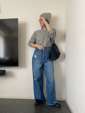 「MoonStar（ムーンスター）のアイテム」を使った、massssさん（レディース・152cm）の秋コーディネート