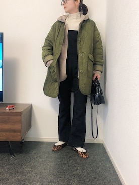「Ray BEAMS（レイビームス）のアイテム（ブルゾン）」を使った、massssさん（レディース・151cm）の冬コーディネート