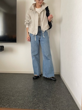 「plage（プラージュ）のアイテム（パンツ）」を使った、massssさん（レディース・152cm）の春コーディネート