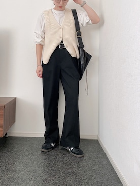 「andme（アンドミー）のアイテム」を使った、massssさん（レディース・152cm）の春コーディネート