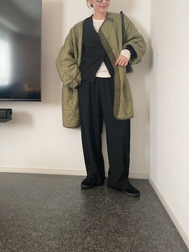 「アイテム（モッズコート）」を使った、massssさん（レディース・152cm）の冬コーディネート