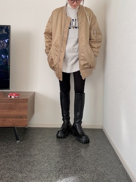 「Bonum（ボナム）のアイテム」を使った、massssさん（レディース・152cm）の冬コーディネート