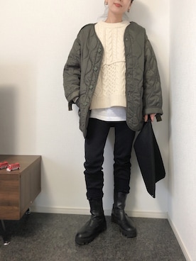 「ROTHCO（ロスコ）のアイテム（その他アウター）」を使った、massssさん（レディース・151cm）の秋コーディネート