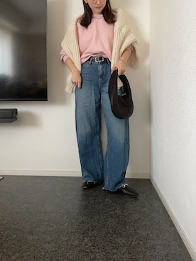 「ROPE'（ロペ）のアイテム」を使った、massssさん（レディース・152cm）の冬コーディネート