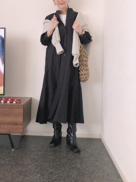 「ALIENINA（アリエニーナ）のアイテム」を使った、massssさん（レディース・152cm）の春コーディネート