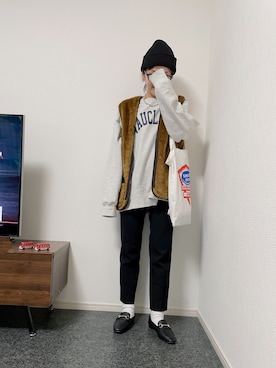 「GOOD ROCK SPEED（グッドロックスピード）のアイテム（バッグ）」を使った、massssさん（レディース・152cm）の秋コーディネート