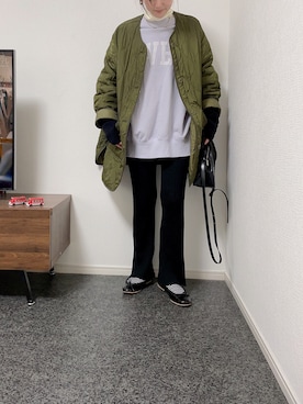 「Ray BEAMS（レイビームス）のアイテム（ブルゾン）」を使った、massssさん（レディース・152cm）の冬コーディネート