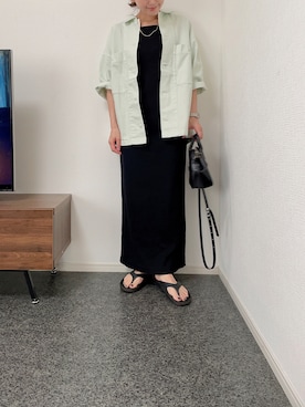 「feepur（フェピュール）のアイテム（ワンピース/ドレス）」を使った、massssさん（レディース・152cm）の春コーディネート