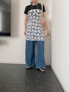 「TODAYFUL（トゥデイフル）のアイテム」を使った、massssさん（レディース・152cm）の夏コーディネート