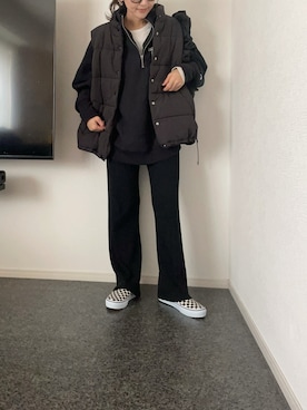 「アイテム（スリッポン）」を使った、massssさん（レディース・152cm）の秋コーディネート