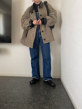 「FRAMeWORK（フレームワーク）のアイテム」を使った、massssさん（レディース・152cm）の冬コーディネート