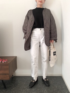 「ROTHCO（ロスコ）のアイテム（その他アウター）」を使った、massssさん（レディース・151cm）の秋コーディネート