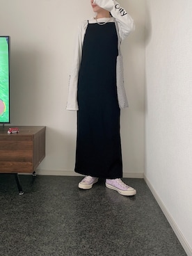 「feepur（フェピュール）のアイテム（ワンピース）」を使った、massssさん（レディース・152cm）の春コーディネート
