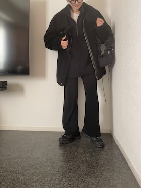 「アイテム（その他アウター）」を使った、massssさん（レディース・152cm）の冬コーディネート