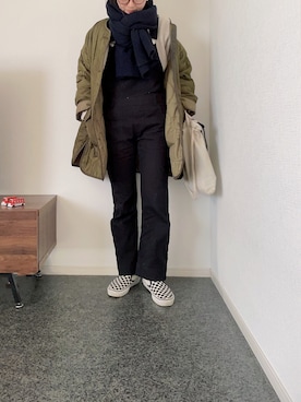 「Ray BEAMS（レイビームス）のアイテム（ブルゾン）」を使った、massssさん（レディース・152cm）の冬コーディネート