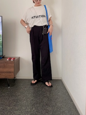 「みんなの白Tフェス」｜「アイテム（財布/小物）」を使った、massssさん（レディース・152cm）の夏コーディネート