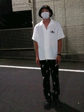 「RIPNDIP（リップンディップ）のアイテム」を使った、kawatukipotatoさん（メンズ・169cm）の秋コーディネート