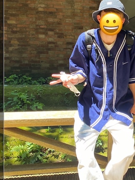 「ASTRONOMY（アストロノミー）のアイテム（チノパンツ）」を使った、moori076923さん（メンズ・182cm）の秋コーディネート