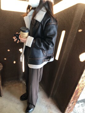 𝑚𝑜𝑒さんのコーディネート