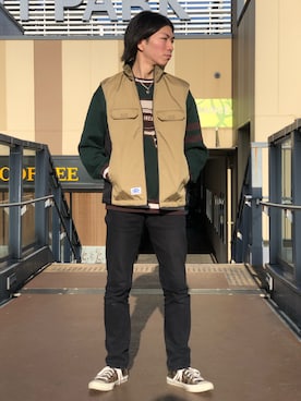 SHINさん（メンズ・176cm）の冬コーディネート