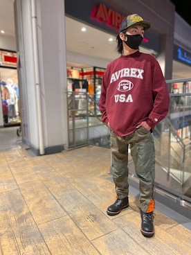 SHINさん（メンズ・176cm）の冬コーディネート