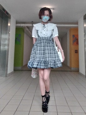 「夢展望（ユメテンボウ）のアイテム（ワンピース/ドレス）」を使った、彌渦怨yakaon/瑠娜Runaさん（レディース・158cm）の夏コーディネート