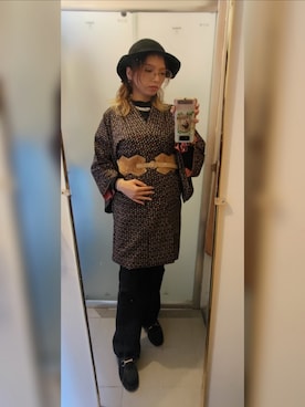 「axes femme（アクシーズファム）のアイテム（ファッション雑貨）」を使った、彌渦怨yakaon/瑠娜Runaさん（レディース・158cm）の冬コーディネート