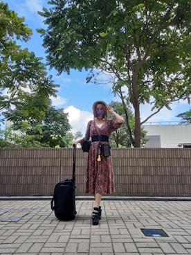 「N/A（エヌエー）のアイテム」を使った、彌渦怨yakaon/瑠娜Runaさん（レディース・158cm）の秋コーディネート