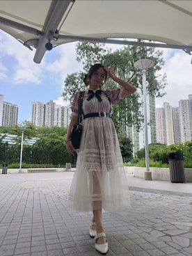 「夢展望（ユメテンボウ）のアイテム」を使った、彌渦怨yakaon/瑠娜Runaさん（レディース・158cm）の秋コーディネート