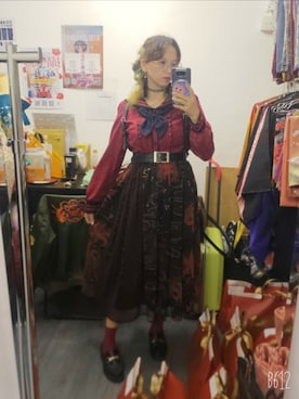 「夢展望（ユメテンボウ）のアイテム」を使った、彌渦怨yakaon/瑠娜Runaさん（レディース・158cm）の春コーディネート