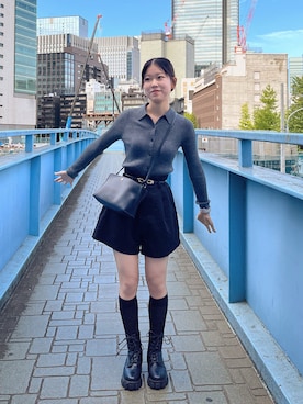 ながいゆなさん(レディース・160cm)の秋コーディネート