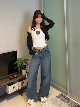 「MUCENT（ムセント）のアイテム」を使った、ながいゆなさん（レディース・160cm）の夏コーディネート