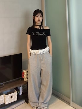 「clear（クリア）のアイテム」を使った、ながいゆなさん（レディース・160cm）の夏コーディネート