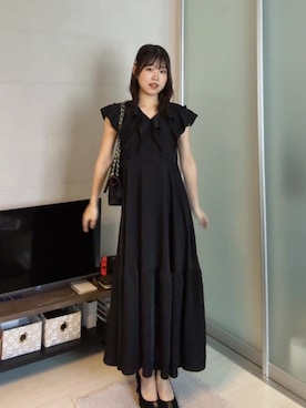 「RANDA（ランダ）のアイテム」を使った、ながいゆなさん（レディース・160cm）の夏コーディネート