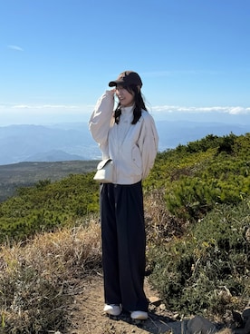 ながいゆなさん（レディース・160cm）の秋コーディネート