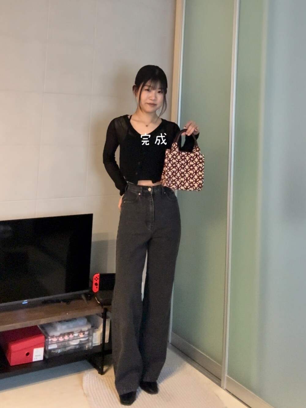 GRL（グレイル）の「ストレッチレザーショートブーツ（ブーツ