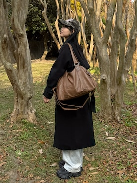 ながいゆなさん（レディース・160cm）の冬コーディネート