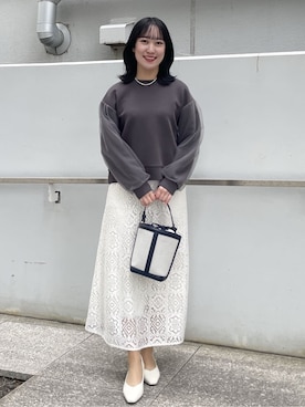 「Reflect（リフレクト）のアイテム（シューズ）」を使った、yukariさん（レディース・157cm）の冬コーディネート