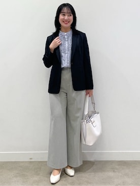 「Reflect（リフレクト）のアイテム（シューズ）」を使った、yukariさん（レディース・157cm）の春コーディネート