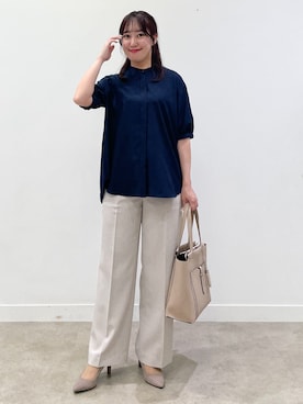 「Reflect（リフレクト）のアイテム（トップス）」を使った、yukariさん（レディース・157cm）の夏コーディネート